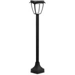 2894 vt - 984 lampadaire d'ext�rieur solaire led 2. 00 w noir (mat) - v - tac