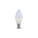 V - tac - ampoule bougie led vt - 1855 smd 4, 5w e14 blanc froid 6400k - sku 2142411
