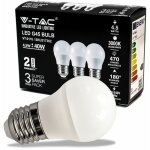 V - tac ampoule led e27 4, 5w g45 3000k (bo�te 3 pi�ces)