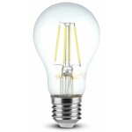 Ampoule led e27 4w 100lm / w a60 filament 6400k - v - tac