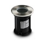 Spot encastrable extrieur de sol rond ip65 pour ampoule led gu10 inox v - tac vt - 7677
