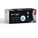 Masque chirurgical en tissu à 3 couches avec boucles auriculaires v - tac vt - 3232 Masque chirurgical en tissu à 3 couches avec boucles auriculaires v - tac vt - 3232
