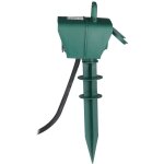 V - tac vt - 1112 - 3 prise extrieure 2 voies garden spike 16a avec minuterie mcanique eu standard ...