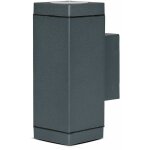 Applique led v - tac avec douille gu10, double faisceau, gris ip44