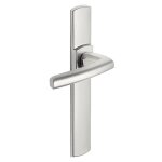 Ensemble de poign�e ?scult? sur plaque - bezault - diamant noir - plaque 215 x 41 mm - entraxe de fixation ...