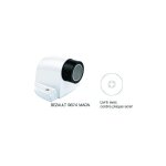 Vachette - butoir de porte renforc� � ressort bmag zamak - blanc ral 9010
