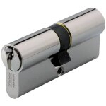 Vachette - cylindre double de sret 30 x 40 en laiton poli - profil europen s entrouvrant - srie 7000 ...