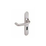 Ensemble de poign�es de porte alto chrom� velours - assa abloy bezault