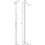 Gche  rptition pour serrure exclusive - assa abloy vachette blanc gauche blanc