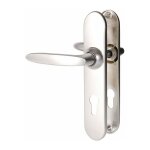 Vachette - poignée de porte d'entrée - jazz gris - clé i - 195 mm Vachette - poignée de porte d'entrée - jazz gris - clé i - 195 mm