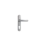 Vachette - poign�es de porte avec plaque, entraxe 165 mm, cl� i, chrom�es miroir