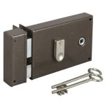 Vachette - serrure en applique horizontale ouvrant � gauche, p�ne dormant 1 / 2 tour, 2 cl�s