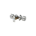 Serrure tubulaire v6526 axe 63, 5mm bouton tulipe inox - vachette - 19299000