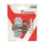 Vachette ? targette plate zingu�e 30mm ? verrou coulissant pour portes et volets ? r�sistance � la rouille ...