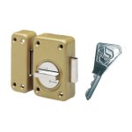 Verrou mcanique 7640 vachette a bouton - v136 - vernis - cylindre l. 40 mv s'entrouvrant - 16159000
