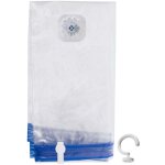 Sac sous vide pour vetements literie avec cintre 70x144 cm Sac sous vide pour vetements literie avec cintre 70x144 cm