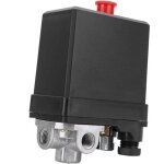 Vanne de commande de pressostat de type vertical, 380v, 3 phases, 4 trous, g1 / 4  pour compresseur d'air ...