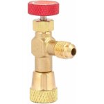 Vanne de r�gulation de d�bit en laiton valve de r�gulation de d�bit pour tuyau de charge r410a, 1 / 4 ...