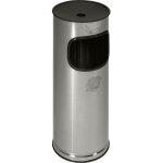 Var, combin cendrier - poubelle anti - feu, inox, capacit 17 l,