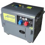 Varan motors - 92623 gnrateur lectrique diesel insonoris groupe lectrogne 5kva 400v et 230v sans ...