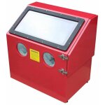 Varan motors - nesb - 24 cabine de sablage, microbilleuse, sableuse  manchons 110 litres avec clairage ...