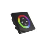 Variateur led rgb tactile noir 12v / 24v - silamp