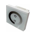 Variateur led tactile blanc 12v / 24v silamp