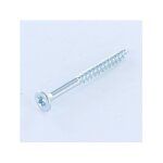 Vba vis bois agglo t�te frais�e torx t25 5x90 filet�e sur 54 acier zingu� - 10 pi�ces