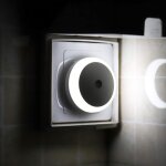 Veilleuse led, veilleuse blanche avec prise, ronde, d�tection de lumi�re, efficacit� �nerg�tique, lot ...