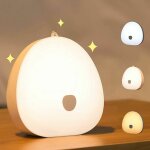 Vurahome - veilleuse led pour enfant - 3 couleurs � intensit� variable - veilleuse d'allaitement avec ...
