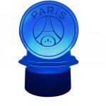 Veilleuse led fc paris saint germain football club 3d illusion enfants enfants ligue 1 logo de football ...