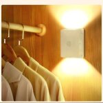 Veilleuse led sans fil � induction intelligente, pour garde - robe, couloir, all�e, chambre � coucher, ...