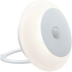 Veilleuse ronde a' led avec de'tecteur de mouvement 0. 7w lumie're chaude 3000k batterie blanche 924. ...