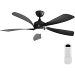 Ventilateur de plafond 132 cm led ? moteur cc silencieux, 6 vitesses, t�l�commande, mode �t� / hiver ...