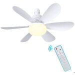 Ventilateur de plafond - 40 w - 6 pales - 3 vitesses - silencieux