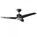 De ventilateur de plafond de 49' w y 42' con lumire led, tlcommande a, 3 vitesses, 3 pales et mode ...
