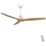 De ventilateur de plafond de 65w et 52  avec a tlcommande, minuterie, mode hiver - t, 3 vitesses ...