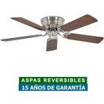 Casafan - ventilateur de plafond classic flat iii chrome 132