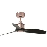 Faro barcelona - ventilateur de plafond dc just fan xs cuivre / noir