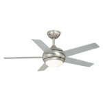 Ventilateur de plafond fresco nickel avec lumière Ventilateur de plafond fresco nickel avec lumière
