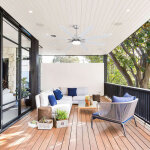 Ventilateur de plafond intelligent 168 cm, 8 pales en abs, avec �clairage led r�glable, 6 vitesses, moteur ...