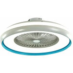 Ventilateur de plafond avec tlcommande ventilateur de salon refroidisseur blanc, bleu, commutation ...