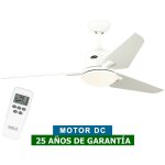 Ventilateur de plafond avec lumi�re casafan 513286 eco aviatos 132 blanc we - we