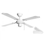 Suinga - ventilateur de plafond orbegozo cf03105b sans lumière, blanc, diamètre 105 cm, 4 pales réversibles ... Suinga - ventilateur de plafond orbegozo cf03105b sans lumière, blanc, diamètre 105 cm, 4 pales réversibles ...