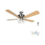 Suinga - ventilateur de plafond orbegozo avec tlcommande, 5 pales rversibles, 132 cm, lger, cp68132 ...