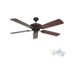 Suinga - ventilateur de plafond sans lumire pour extrieur, 5 pales, 132 cm, 60w et 3 vitesses, cp74132 ...