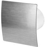 Awenta - ventilateur salle de bain extracteur d'air minuterie 125mm argent abs