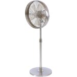 Ventilateur sur pied breeze pedestal chrome