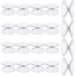 Ventouses double face, 20 pi�ces 3 cm ventouses transparentes, extra fortes pvc plastique suspension ...