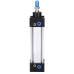 V�rin pneumatique double effet - alliage d'aluminium, diam�tre int�rieur 33mm, course 50mm, mod�le sc32x50 ...